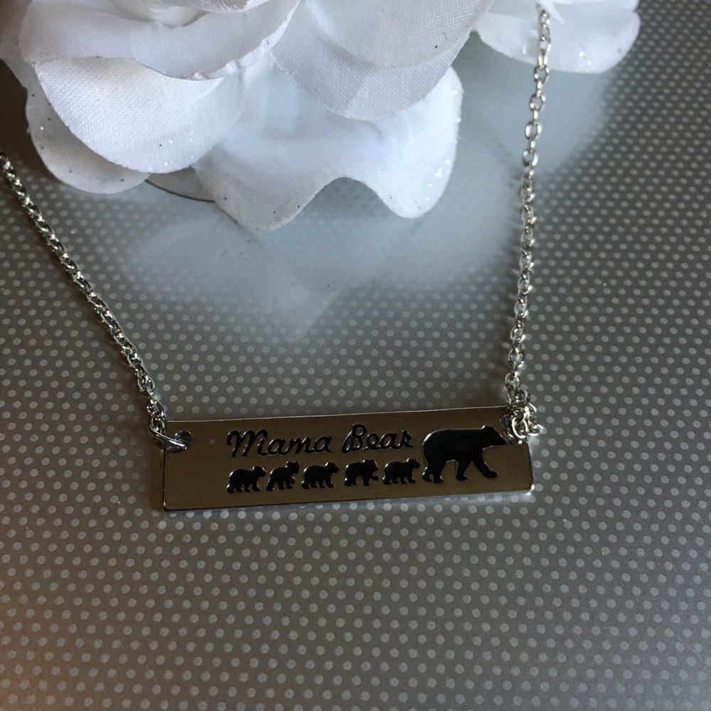 Mama Bear 5 cub Necklace‎